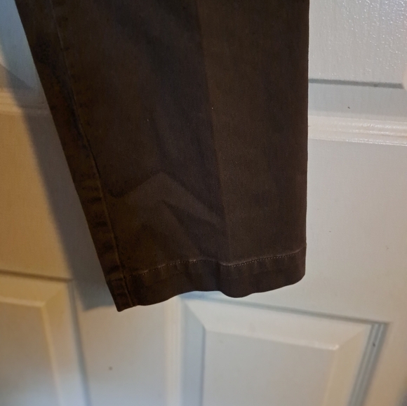 Talbots petites brown pants size 2 stretch - Picture 3 of 6